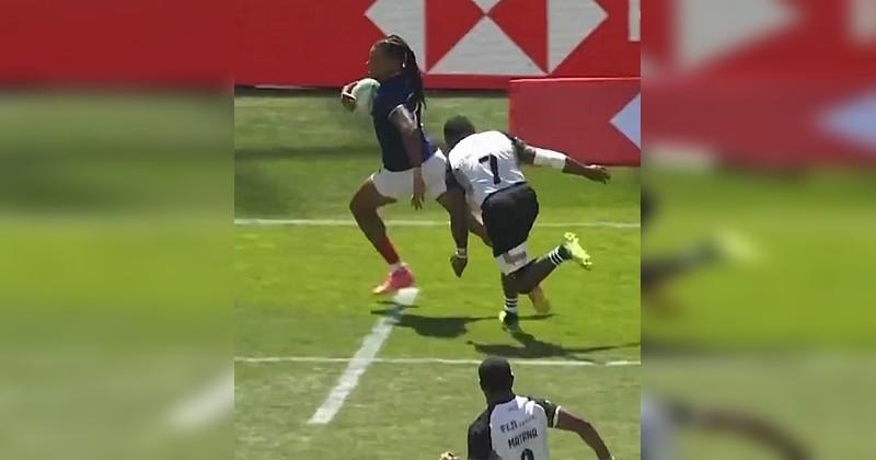 VIDEO. France 7 s'offre une victoire de prestige sur les Fidji grâce aux cannes de feu de Jefferson-Lee Joseph !