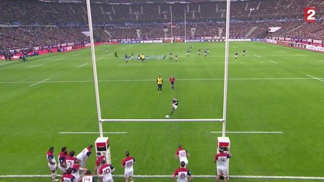 VIDÉO. France - Écosse. L'incroyable transformation ratée par Finn Russell en face des poteaux