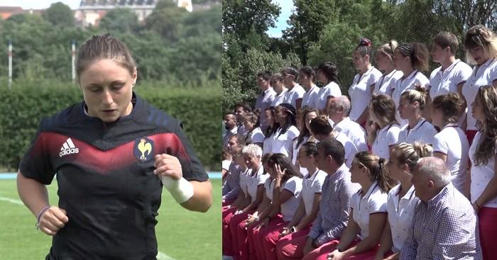 VIDEO. Coupe du monde -  France Féminines. Dernier entraînement à Marcoussis, photo officielle et départ pour l'Irlande