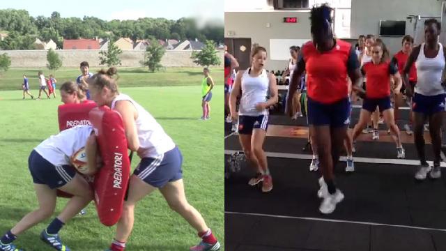 VIDEO. Coupe du monde de rugby féminin. France Féminines entre sérieux et bonne humeur avant l'Afrique du Sud