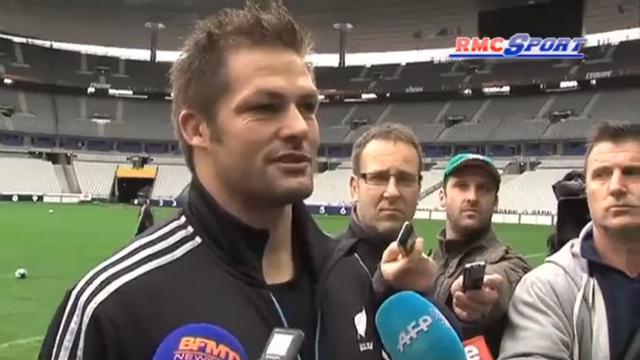 VIDEO. France - All Blacks : Richie McCaw : « Ce genre de match est toujours très physique »