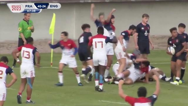 RESUME VIDEO. France U17 passe 6 essais à l'Angleterre dans un match enlevé