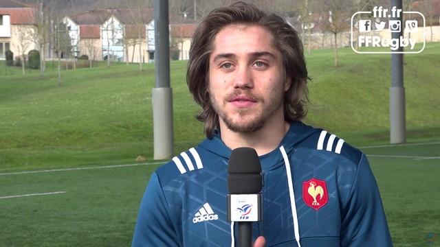 VIDÉO. 6 Nations - XV de France. Gabriel Lacroix : "je ne m'attendais pas du tout à être appelé"