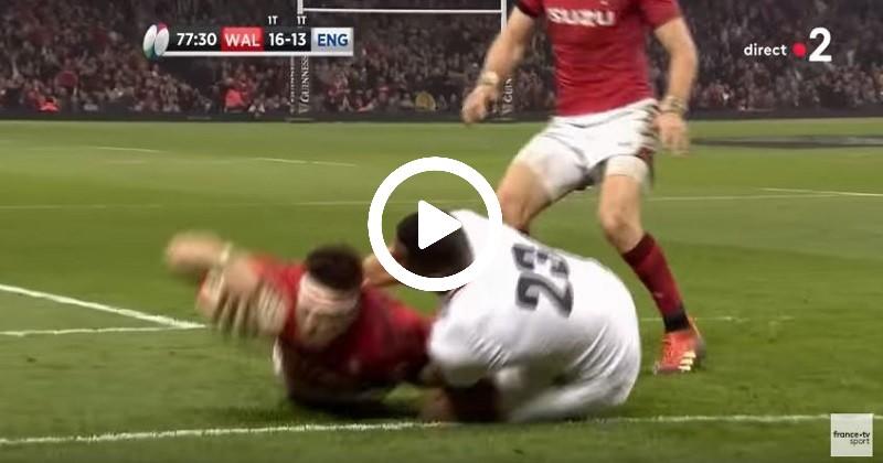 Adams inscrit le second essai Gallois sur une splendide diagonale de Biggar face à l'Angleterre [VIDÉO]