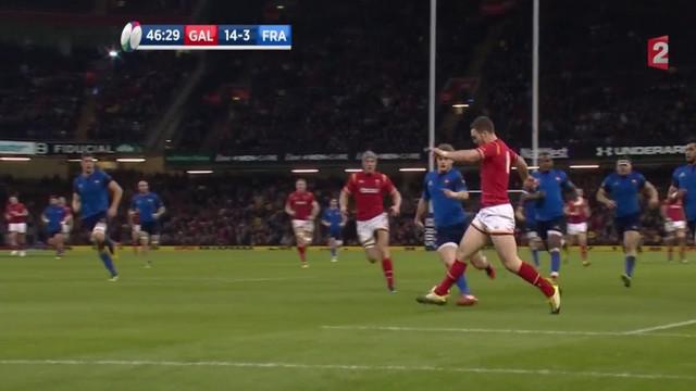 VIDEO. 6 Nations. Pays de Galles - France. George North punit encore les Bleus sur un essai gag