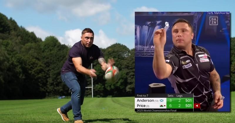 VIDEO. INSOLITE. Gerwyn Price, cet ancien talonneur devenu champion du monde... de fléchettes