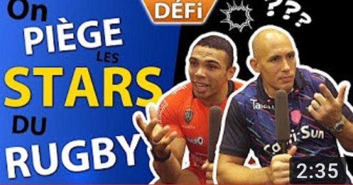 VIDEO. INSOLITE : le youtubeur GonzagueTV piège Bryan Habana et Sergio Parisse en caméra cachée !