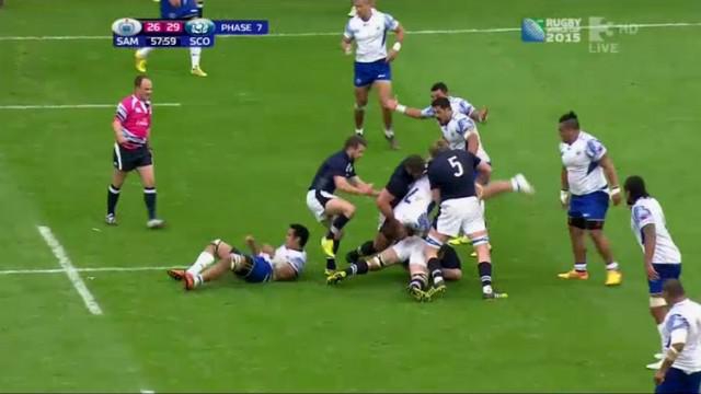 GIF. Coupe du monde terminée pour Jonny Gray et Ross Ford, suspendus 3 semaines