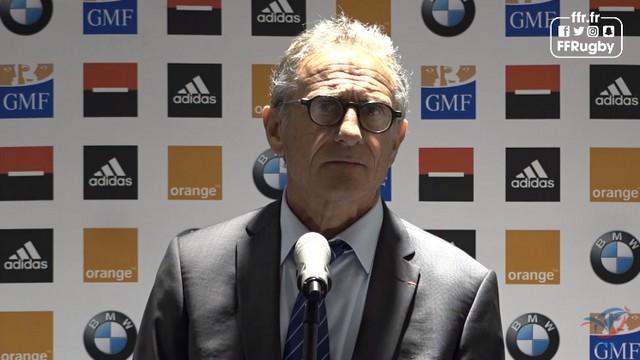 VIDEO. XV de France - Guy Novès : ''Prendre Belleau parce que Camille Lopez est blessé, ce n’est pas une volonté''