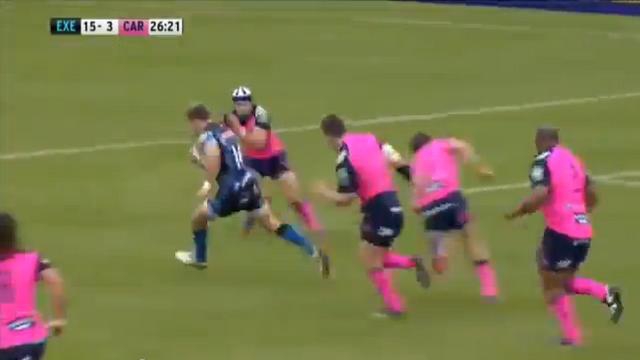 VIDEO. H Cup : Exeter fait exploser la défense des Cardiff Blues