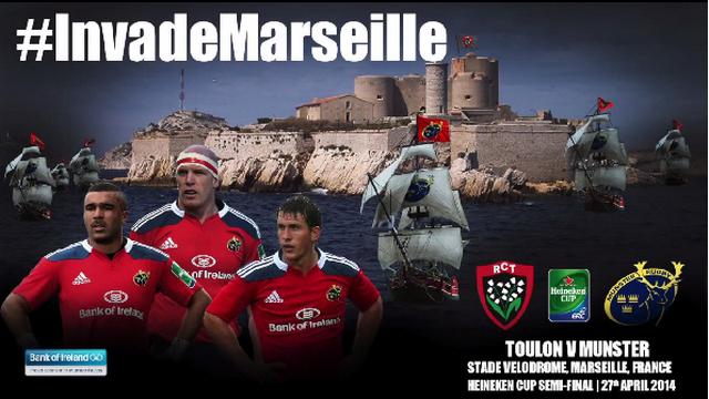 VIDEO. H Cup - RCT - Munster. La Red Army en mode Pirates des Caraïbes avant d'envahir Marseille