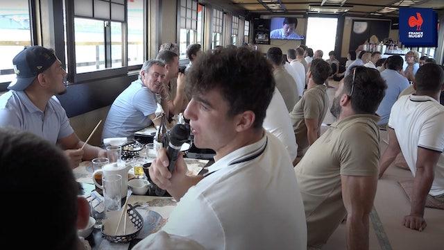 VIDÉO. XV de France. Acclimatation, repas traditionnel... Découvrez la préparation des Bleus avant d'affronter le Japon