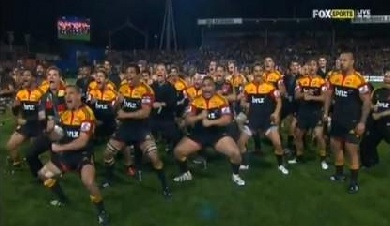 Le haka de la victoire de Chiefs