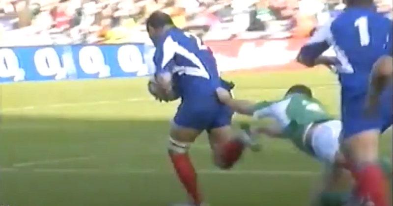 VIDÉO. Relance, prises d'intervalles... Le jour où Ibañez et le 15 de France ont calmé l'Irlande dans le Tournoi