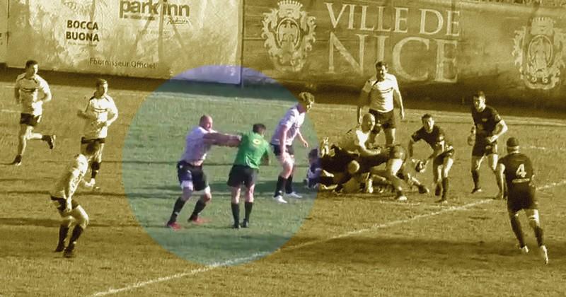 VIDÉO. Fédérale 1 - Il bouscule l'arbitre et prend l'un des trois rouges du match