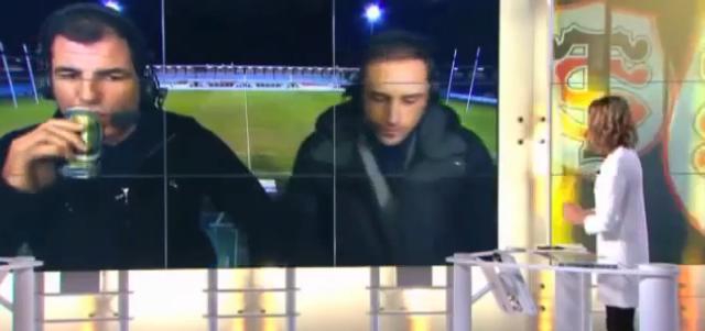 VIDÉO. Marc Lièvremont se prend une petite binouze en direct sur Canal +