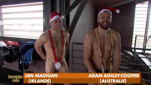 VIDÉO. INSOLITE. Adam-Ashley Cooper et Ian Madigan prennent un bain glacé en mode Borat