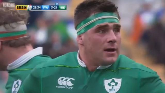 VIDEO. 6 Nations - Irlande : le match MO-NU-MEN-TAL de CJ Stander face à l'Italie