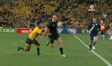 Les All Blacks l'emportent en Australie en ouverture du Rugby Championship