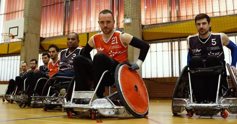 A Paris, l'équipe de France de Rugby Fauteuil vise le titre européen