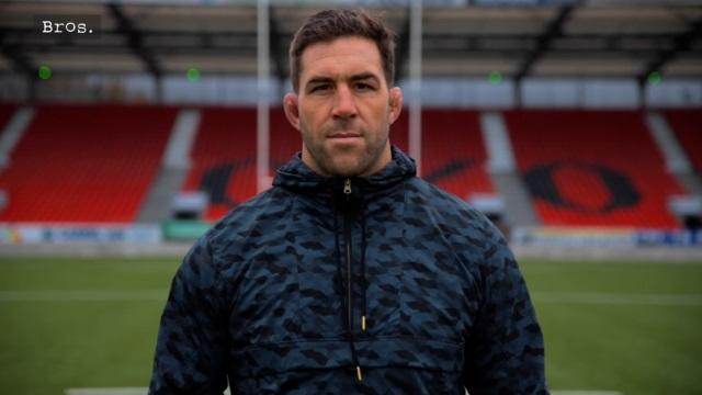 VIDEO. Rugby, famille, business... La nouvelle vie de Jamie Cudmore à Oyonnax