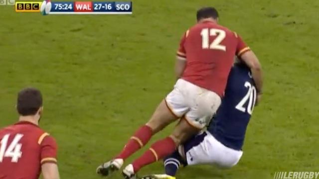 VIDÉO. VI NATIONS. Jamie Roberts détruit tout sur son passage contre l'Écosse