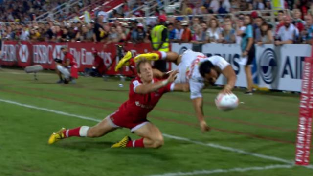 VIDEO. Dubaï 7s : Jamie Henry se prend pour Superman et s'envole pour le magnifique essai du Japon