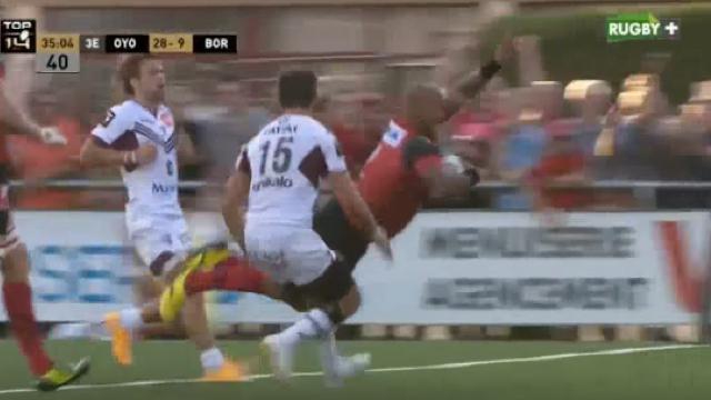 VIDÉO. Oyonnax - UBB : Jody Jenneker mystifie Blair Connor avec une feinte de passe légendaire