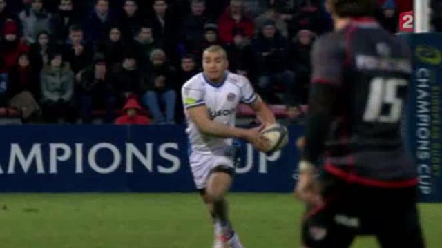 VIDÉO. Jonathan Joseph et Kyle Eastmond mettent le feu à la défense du Stade Toulousain