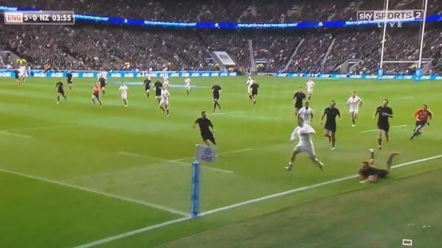 VIDEO. L'Angleterre s'incline face aux All Blacks malgré l'essai supersonique de Jonny May 