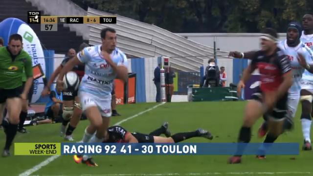 VIDEO. Top 14 - Le hat-trick de Juan Imhoff face à Toulon