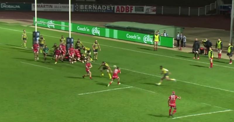 VIDEO. Pro D2. Jules Soulan (Oyonnax) se prend pour Zidane avec un coup de boule pour l'essai