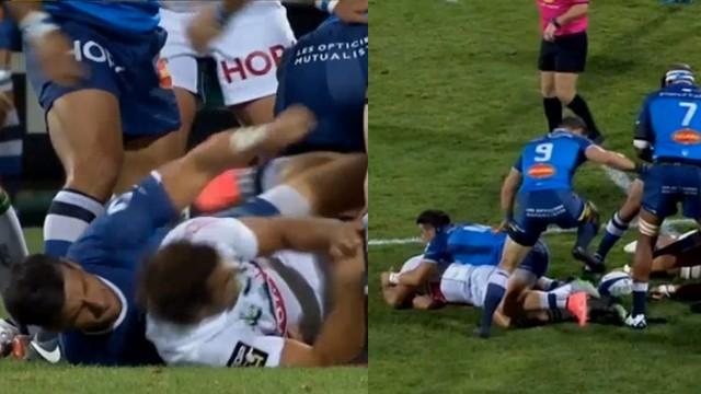 VIDÉO. Top 14 - Julien Tomas châtié par Rory Kockott et Julien Caminati