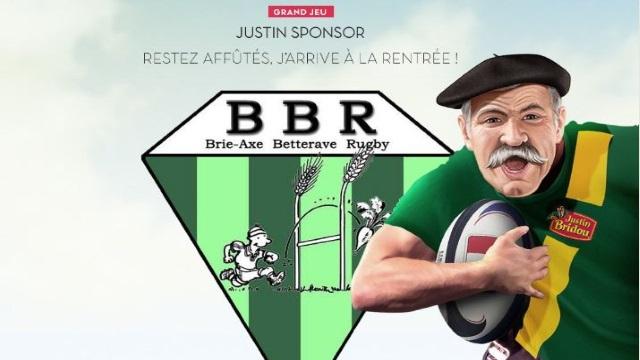 L'équipe de Brie-Axe Betterave Rugby remporte le jeu-concours de Justin Bridou