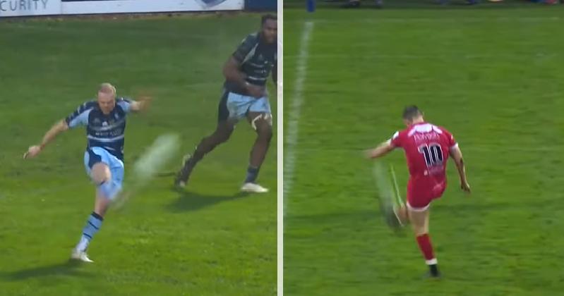 VIDEO. RUGBY. Nos Anglais ont du talent, 17 coups de pied et une cagade en UNE séquence !