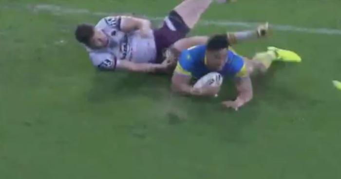 VIDEO. Eels : Kirisome Auva'a inscrit l'essai le plus rapide de l'histoire de la NRL