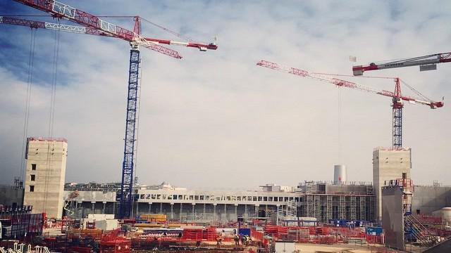 PHOTO. L'architecte aurait-il construit l'Arena 92 dans le mauvais sens ?