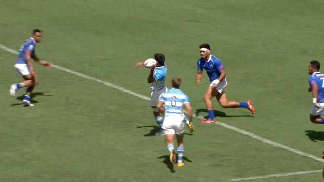 VIDEO. INSOLITE. L'Argentine bat les Samoa sur une passe de football américain dans les arrêts de jeu 