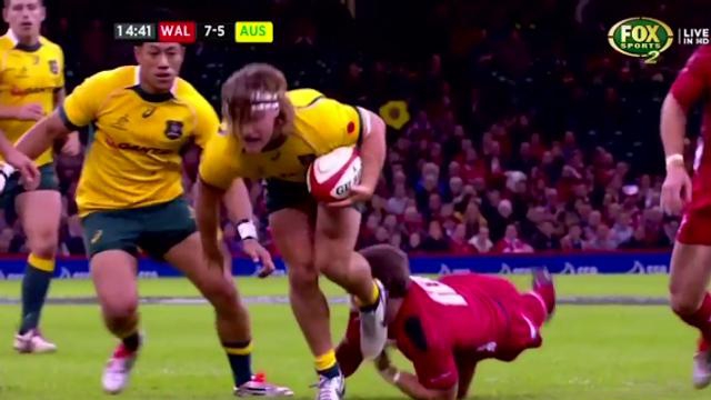 RÉSUMÉ VIDÉO. L'Australie triomphe du Pays de Galles au terme d'un match fou (28-33)