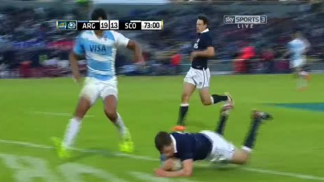 RÉSUMÉ VIDÉO. L'Écosse de Vern Cotter va chercher la victoire en Argentine au bout du suspense (19-21)