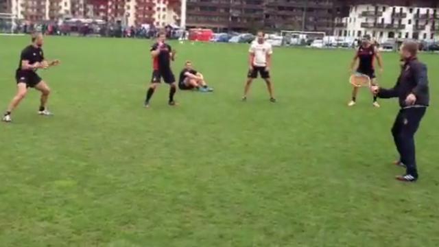 VIDEO. Top 14 - L’entraînement insolite du RCT avec Jonny Wilkinson à la raquette