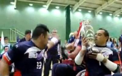 RESUME VIDEO. La Victoire de L'équipe de France de rugby à XIII en fauteuil, championne du monde face à l'Angleterre