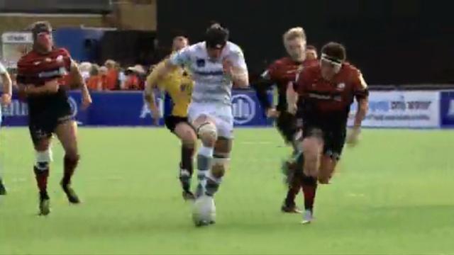 VIDEO. Premiership : l'essai à zéro passe de 70m de George Skivington avec les Saracens