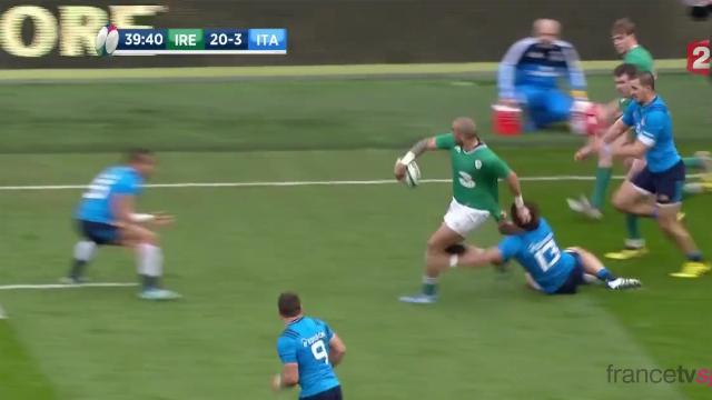 VIDEO. 6 Nations. L'Irlande marque « l'essai du bout du siècle » face à l'Italie 