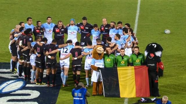 VIDEO. Pro D2. L'hommage aux victimes des attentats de Bruxelles sur la Pena Baiona avant Bayonne - Lyon