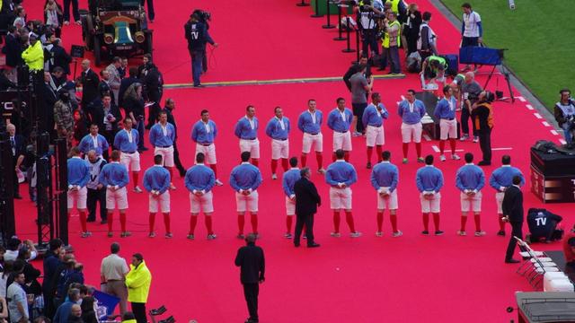 VIDEO. L'hommage rendu à l'équipe de France de 1914 avant la finale du Top 14