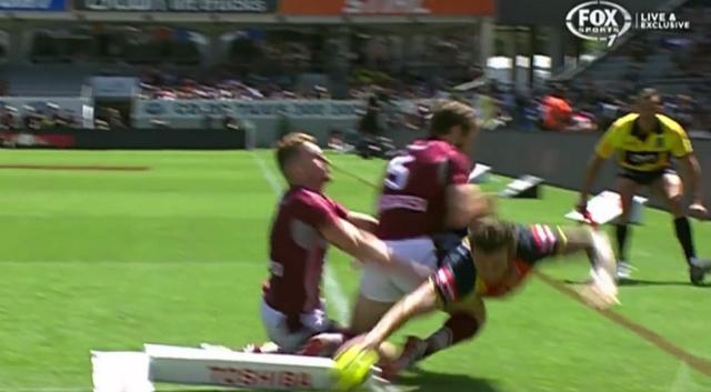 VIDEO. L'incroyable essai acrobatique de Kyle Feldt lors du Auckland Nines