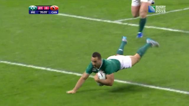 RESUME VIDEO. Coupe du monde. L'Irlande corrige le Canada avec 7 essais à la clé