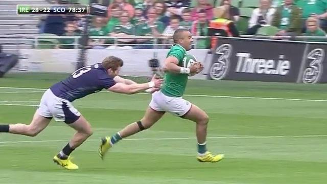 VIDÉO. L'Irlande s'impose contre l'Écosse au bout d'un match à suspense (28-22)