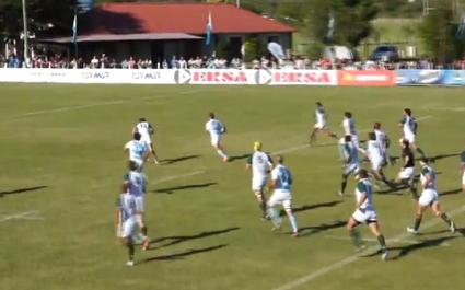 La magnifique relance pour l'essai des Pumitas face aux Baby Boks